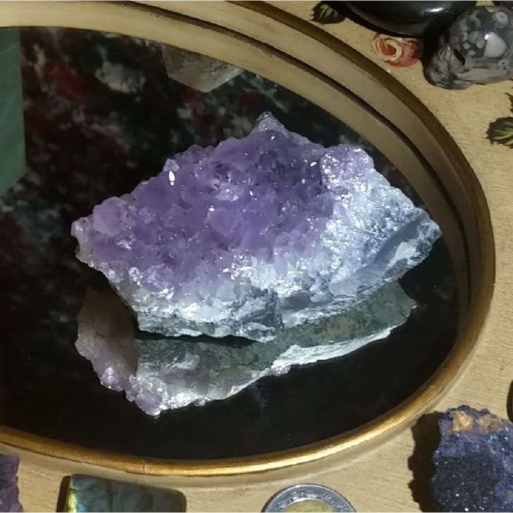 3" Amethyst Crystal Cluster - Picture 1 of 4